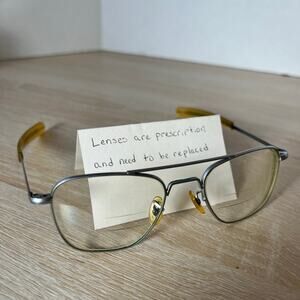 Randolph Engineering 5 1/2 Sunglasses Aviator Matte Chrome AF-52-20 FRAMES ONLY